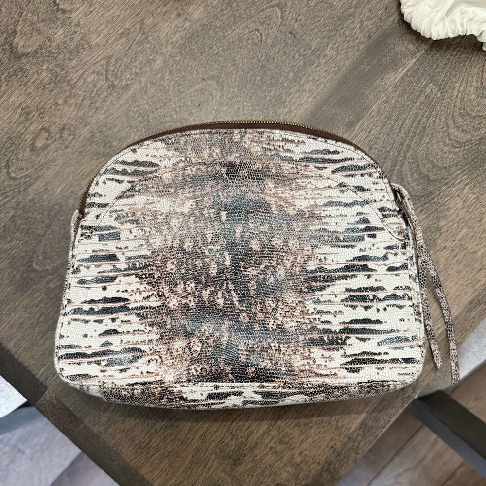 Hobo snakeskin print Crossbody